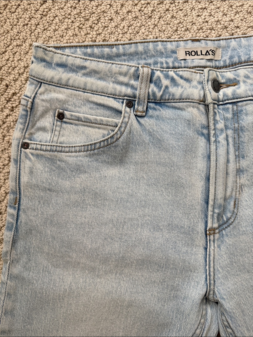 ROLLA'S Relaxo - Men's Light Wash Relaxed Jeans - Picture 4 of 6